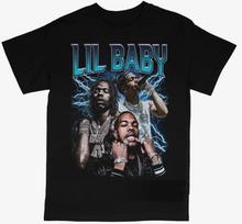 Lil Baby Hip Hop Rap Style Short Sleeve Unisex T-shirt GE167 S įvairiaspalvis