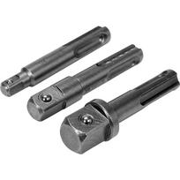 Adapterių rinkinys Yato SDS - išoriniai kvadratai 1/4", 3/8", 1/2"