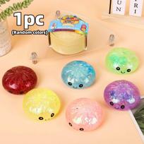 Simulation Food Dumpling Squishy Squeeze Ball Colorful Sensory Fidget Toy With Steamer For Stress Relief Home Desktop Decor Gift