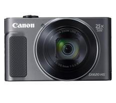 Canon PowerShot SX620 HS Kompaktiškas skaitmeninis fotoaparatas, 25x optinis priartinimas, PSSX620HSBK, Juodas, Suderinamas su priartinimu/Wi-Fi, juoda