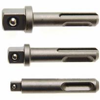 Adapterių rinkinys | SDS - išoriniai kvadratai BGS-technic 1/4", 3/8", 1/2" - 3 vnt.