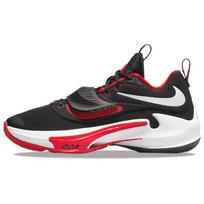Nike Zoom Freak 3 Bred Men Sneakers Black University-Red White DA0694-003 45 black