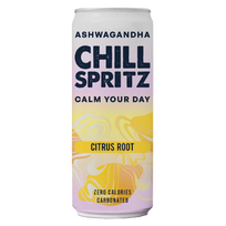 CHILL SPRITZ citrusinių vaisių šaknų gėrimas su vitaminais 330ml