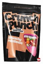 CRUNCH PUNCH Vaivorykštės liofilizuoti saldainiai 100g    