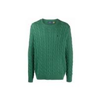 Polo Ralph Lauren Pattern Embroidered Cable Knit Crew Neck Sweater Men sweater Green 710775885-029 M