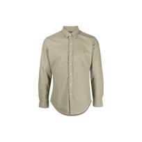 Polo Ralph Lauren Ss23 Solid Logo Label Polo Shirt Men Shirts Sage-Green 710804257-032 XS