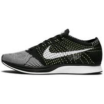 Nike Flyknit Racer Juodi Balti Volt sportbačiai 526628-011 45.5 black