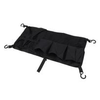 Camping Cart Side Storage Bag Oxford Cloth Multi Compartments Foldable Wagon Side Pocket Bag Black black