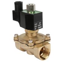 Skysčio valdiklis G1 Elektrinis solenoidinis vožtuvas DN25 NC Žalvarinis elektromagnetinis vožtuvas(DC 12V)