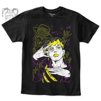Unisex T-shirt JoJo Kishibe Rohan S juoda