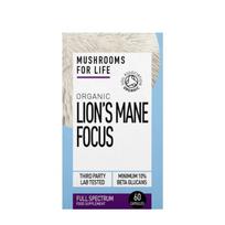 Maisto papildas Liūto karčiai „Organic Lion‘s Mane Focus” LT-EKO-001