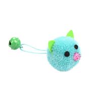 Toy, Cute Mouse Shape With Bell, Toy, Pet Plush Interactive Toy mėlyna