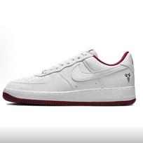 Kobe Bryant x Nike Air Force 1 Low Lower Merion Paketas - Balti Team Red Vyriški sportbačiai IB0018-101 40.5 gray