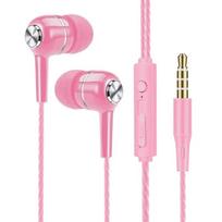 3,5 mm laidinės ausinės į ausis HIFI sunkiųjų žemųjų dažnių ausinės Monitorius Sportinės ausinės Stereo muzikos žaidimų ausinės su mikrofonu žalia
