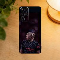 Norvegijos Plaktukas Erlingas Haalandas Telefono dėklas Samsung S25,24,23,22,30,21,10,9,Ultra,Plus,Lite Minkštas juodas dėklas Samsung S22plus5G