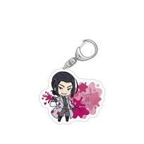 Bungo Stray Dogs dazai osamu Nakajima Atsushi Ryunosuke Akutagawa Nakahara Chuuya Official HD Acrylic Keychain Bag pendant Gifts 6 cm black