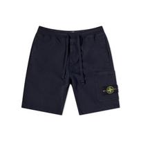 STONE ISLAND Garment Dyed Sweat Shorts 'Navy' Men's 761564651-V0020 S