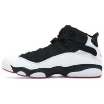Jordan 6 Rings Black White Gym Red 322992-012 41