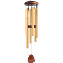 6 Tubes Metal Aluminum Wind Chime Large Wall Hanging Bells Serenity Wind Bell  Front Door auksas