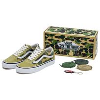 BAPE x Vans Old Skool 36 DX Žali Kamo Unisex Sportbačiai Abc-Kamo VN0A54F37BE 37 black