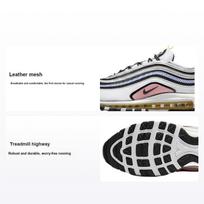 Nike Air Max 97 Mighty Swooshers Unisex sportbačiai Balti Juodi Metaliniai-Sidabriniai DX6057-001 44.5 gray