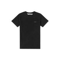 Off-White SS20 3D-Line Arrow Short Sleeve T-Shirt in Standard Fit Men Tops Black OMAA027E181850241001 XXS