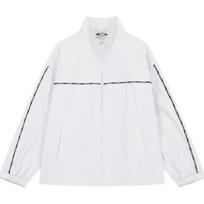 Calvin Klein Contrast Logo Tape Casual Stand Collar Jacket Men Jacket Grey White J323210-PSX M white