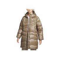 Nike Sportswear Swoosh Series Therma-Fit Hooded Water-Resistant Warm Oversized Down Jacket Women outerwear HV2752-214 XS gray