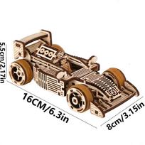 3D medinis dėlionė Formulės lenktyniniai automobiliai suaugusiems Modeliniai automobilių rinkiniai Žaislas nuo streso Gimtadienio dovana paaugliams berniukams vyrams vaikinui