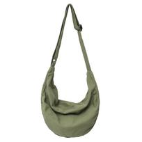 Korean Style Dumpling Bag: Unisex Large Capacity Crossbody for Students and Couples oranžinė-raudona