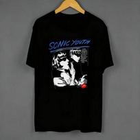 Sonic Youth TShirt Goo ExperiUnisextal Grunge Pixies Band White Unisexs Women Clothing Short Sleeves Summer Gift Printed Shirt S gray