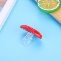 Baby Soother Dummy Pacifier Funny Lips Food grade Slicone Dummy Pacifier Red blue