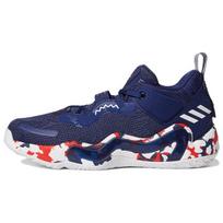 adidas D.O.N. 3 leidimas JAV Vyriški Sportbačiai Mėlyni Tamsiai mėlyni Debesų baltumo GW2945 40⅔ blue