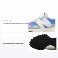 New Balance 327 Stellar Blue Unisex Bėgimo bateliai UV švytintys MS327LC1 43 white