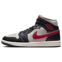 Air Jordan 1 Mid Juodi Kolegijos Pilki Moteriški Sportbačiai Gym-Red Sail BQ6472-060 36.5 gray