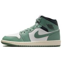 Air Jordan 1 Mid Jade Smoke Moteriški sportbačiai Žali Buriniai Antracito BQ6472-130 35.5 gray