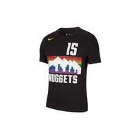 Nike Dri-Fit NBA Denver Nuggets Quick-Dry Short Sleeve T-Shirt Men Tops Black BV8758-010 M white