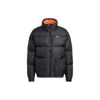 Adidas Solid Color Stand Collar Zipper With Brand Logo Print Down Jacket Unisex Jackets Black HN2102 XXXL