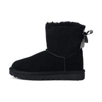 UGG Mini Continuity Bow Fleece Lined Snow Boots Women boots Black 1110705-BLK 37 black