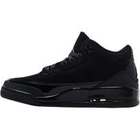 Air Jordan 3 Retro GS Black Cat 2025 Vaikiški sportbačiai Tamsiai anglies spalvos DM0967-001 35.5