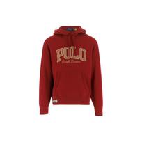 Polo Ralph Lauren FW22 Letter Logo Printed Hoodie Men hoodies Red 710878613-004 S brown
