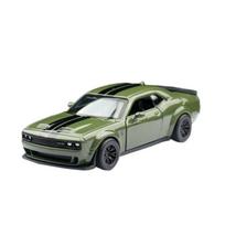 1/44 DODGE Charger SRT Hellcat Lydinio Sportinio Automobilio Modelis Lietas Metalinis Muscle Lenktyninis Automobilis Transporto Priemonės Modelis Imitacija Vaikų Žaislas Dovana žalia