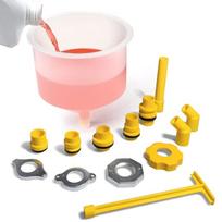 Coolant Filling Funnel Kit Automotive Antifreeze Bleeder for Universal Vehicles Radiator Coolant Filling Funnel Kit 1 pink
