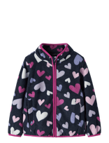 Name It - Nmfmeeko Fleece Jacket Aop2 Noos - Flisinė striukė - Tamsiai mėlyna