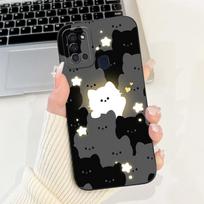 For Samsung Galaxy A21s Phone Case Samsung A21s SM-A217F Cover Cute Soft Liquid Silicone Shockproof Bumper Cover Soft Funda Capa Galaxy A21s