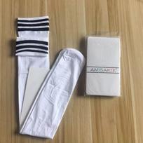 High Elasticity Striped Thigh High Stockings Student Anime Cosplay Medis Women Sexy Slimming Leg Long Socks 120D For Autumn One Size gray