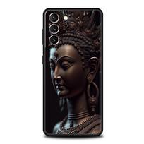 Buddha Bodhisattva Faith Phone Case For Samsung Galaxy S26 S25 S24 S23 S22 S20 Ultra S21 FE 5G S10 Plus TPU Shockproof Cover For Samsung S10 Plus black