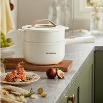 Bear 1.6L Multi-function Electric Cooker with Steamer CN plug (adapter included) white