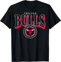NBA - Chicago Bulls Arched Crest T-Shirt S įvairiaspalvis