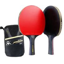 Table Tennis Racket Professional Ping Pong Racket Set Pimples-in Rubber Hight Quality Blade Bat Paddle with Bag